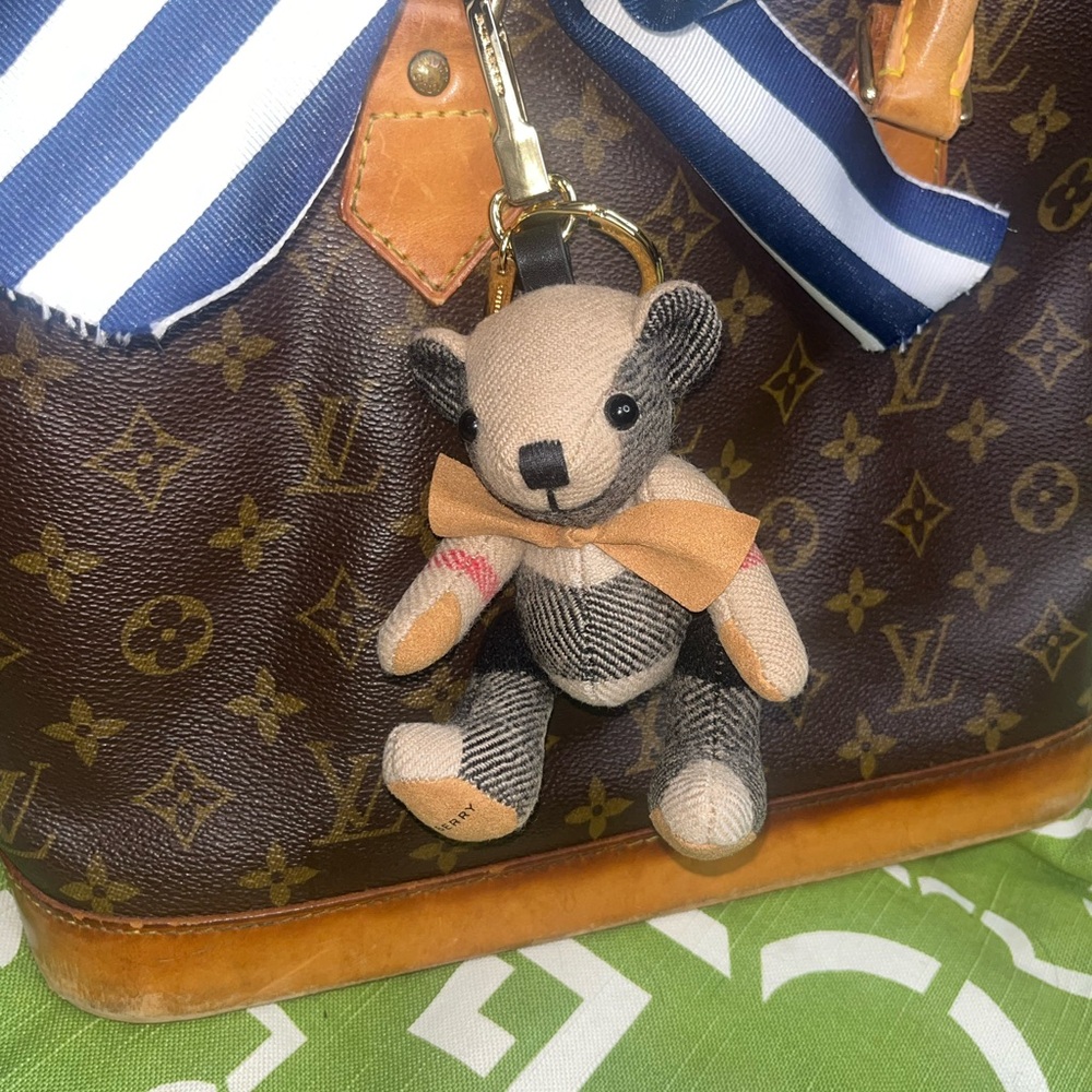 Burberry Bear Traditional Plaid Keychain